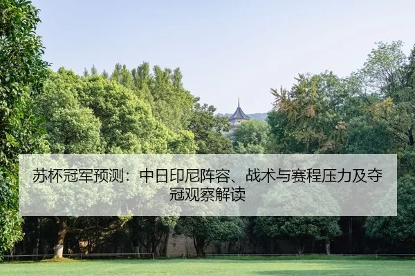 苏杯冠军预测：中日印尼阵容、战术与赛程压力及夺冠观察解读